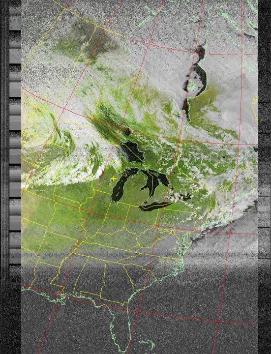NOAA-15 The received signal