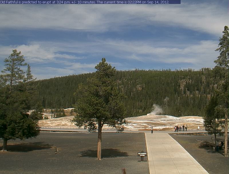 Old Faithful Webcam Shot